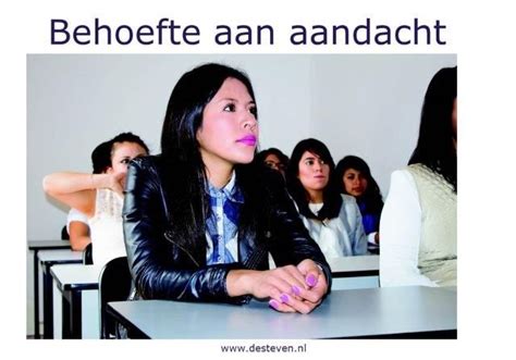 Behoefte aan aandacht en gevoelens bij te weinig aandacht